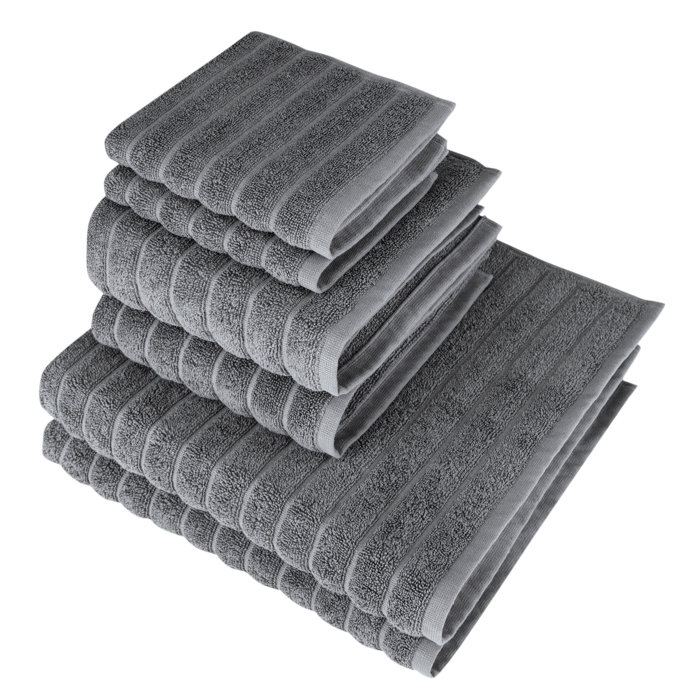 Alcott Hill® Florentin Turkish Cotton Ribbed Bath Towels & Reviews